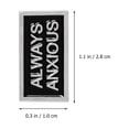 thumbnail image 3 of 3 uds insignia de fuentes en inglés broche esmaltado creativo insignia de aleación para bolsos ropa, 3 of 6