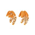 thumbnail image 2 of RUINIXCW Toddler Baby Boy Girl Halloween Outfit Infant Baby Boy Girl Fall Winter Clothes Pumpkin Bat Embroidery Long Sleeve Sweatshirt with Pants Set, 2 of 8