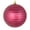 Berry Red, variant on Vickerman 6" Silver Candy Finish Ball Ornament with Glitter Lines, 3 per Bag