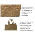 thumbnail image 4 of Jumpingount Elegante bolso de mano tejido a mano, opción de regalo para mujer, bolsos de mano para mujer, bolso de paja para mujer Bolsas de mensajero y de hombro color natural, 4 of 6