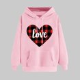 thumbnail image 2 of Fjofpr Valentine Clothes Women Womens Hoodies Trendy Graphic Women's Print Winter Hoodie Pullover Tops Long Sleeved Comfortable Sweatshirt, 2 of 5