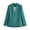 Green, variant on Women's Shawl Collar Long Sleeve Jackets Business Cropped Blazer