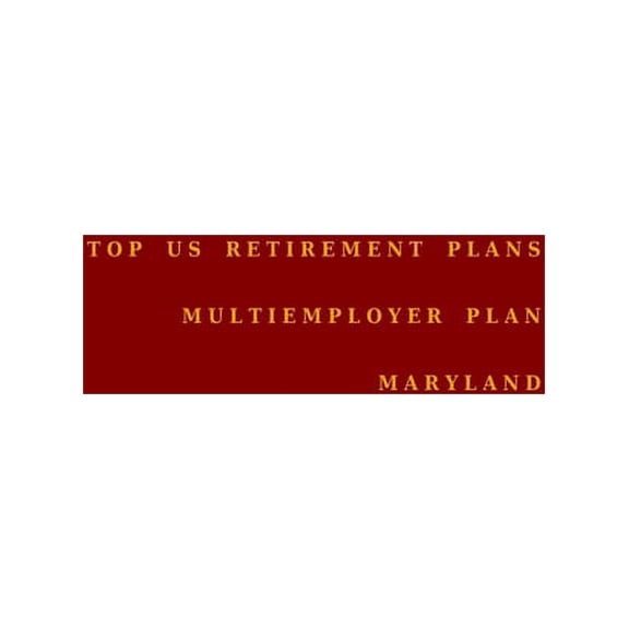 Multiemployer Plan: Top US Retirement Plans - Multiemployer Plan - Maryland: Employee Benefit Plans (Series #1) (Paperback)