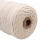 thumbnail image 4 of Cordón de algodón blanco duradero de 200m, cordón trenzado Beige Natural, cuerda artesanal de macramé, bricolaje, hecho a mano, suministro decorativo para el hogar de 3mm Ormromra 2028901-1, 4 of 6