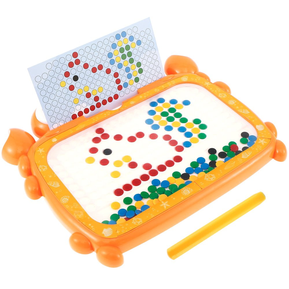 Magnetic Drawing Board Funny Magnetic Doodle Board Cute Crab with Magnetic Pen and Beads Creative Toddler Toy Board