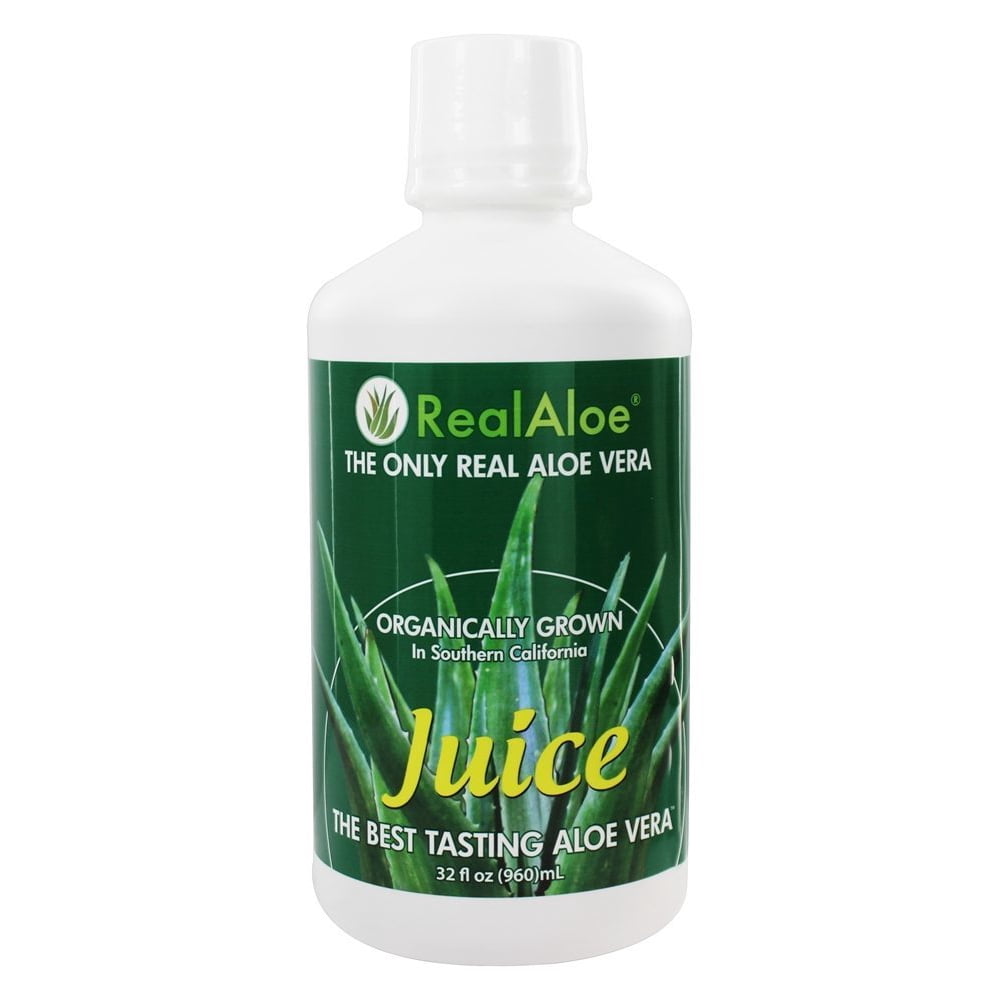 Real Aloe Real Aloe Vera Aloe Vera Juice, 32 oz
