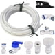 thumbnail image 1 of Manguera universal para suministro de agua de 15 metros, kit de conector de manguera para refrigerador de 1/4", tubo de filtro, piezas y accesorios para refrigeradores europeos/americanos, 1 of 4