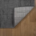 thumbnail image 6 of Luxe Weavers Modern Geometric Lines Charcoal 6x9 Area Rug, 6 of 8