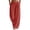Red #003, variant on Palazzo Pants for Women Wide Leg Flowy Long Pant Elastic Waist Beach Drawstring Casual Pants Khaki M