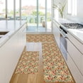 thumbnail image 4 of Boho Mushroom Print Kitchen Rugs Sets of 3,Non Slip Rubber Kitchen Mats for Floor Vintage Farmhouse Washable Kitchen Area Rugs Floor Carpet Runners for Hallway Laundry Room, 4 of 6