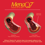 Vitamin K2 D3 Supplement -180 mcg Vitamin k2 MK7 and 5000 IU D3 for Healthy Bones, Healthy Heart & Cardiovascular Health- MenaQ7 Vitamin K Complex- 60 Vegetable Capsules