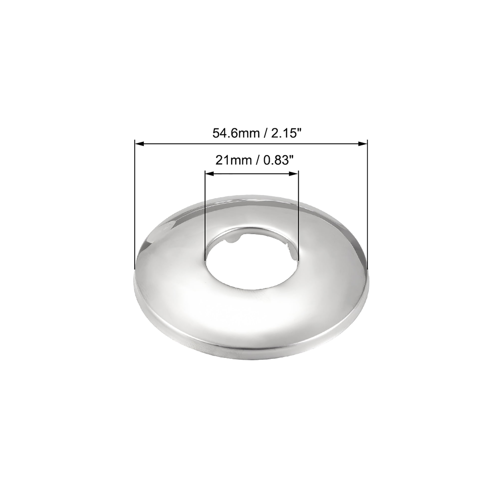G1//2 Male Thread 2 Ways Rotary Zinc Alloy with Ornament Cover uxcell Angle Valve Water Stop Valve