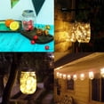 thumbnail image 3 of Luz LED solar para jardín, 20 luces LED solares para colgar al aire libre, luces impermeables para tarros de albañil, luces decorativas para jardín, Navidad, patio, boda, fiesta (caliente) Zhivalor LHH-0149, 3 of 5