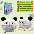 thumbnail image 4 of Crochet Kit for Adults Beginners | Dog Amigurumi Crochet Set | Complete with Hook, Yarn, Stuffing, Eyes, Step-by-Step Guide, Pre-Crocheted Starter | Relaxing DIY Craft Project, 4 of 9