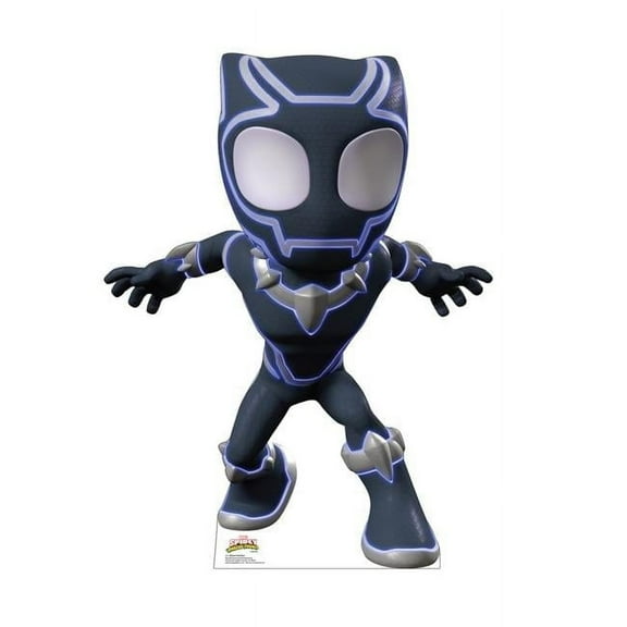 45 x 34 in. Black Panther Cardboard Cutout, Spidey & His Amazing Friends