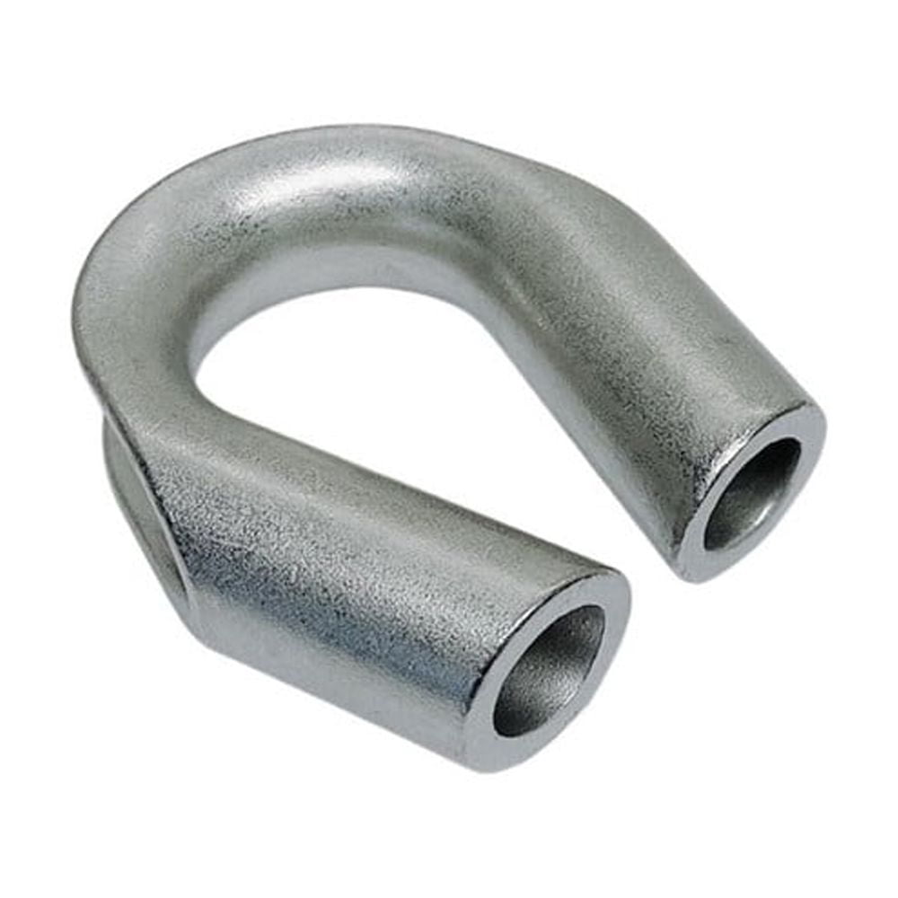 1" Marine Wire Rope Thimble Captive Tube Thimble Stainless Steel T316