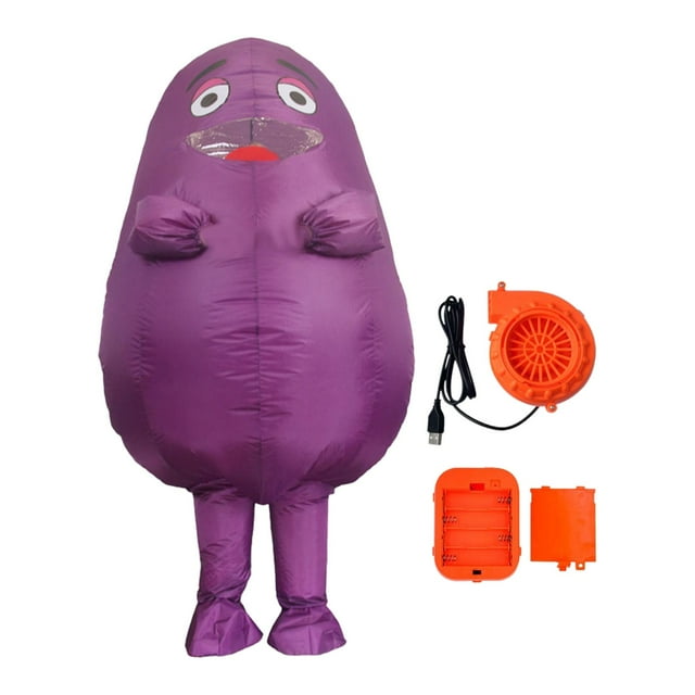 Disfraz inflable de mueca para hombre y mujer, disfraz de Halloween L