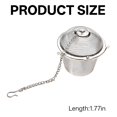 thumbnail image 2 of ACDANC 2026 New Stainless Steel Tea Ball Infusers for Tea Brewing, Loose Leaf Tea, Kitchen, Home, Office, Travel, Tea Parties, Gift Giving., 2 of 6