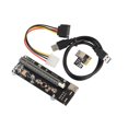 thumbnail image 3 of 2PCS New USB3.0 PCI-E PCI Express 1x to 16x Extender Riser Card Adapter Powered Cable (Size: Black), 3 of 5