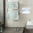 thumbnail image 2 of Shisuyan 1Pc Wall Mounted Desk Toilet Tissue Holder Kitchen Paper Storage Box Punch Free Napkin Organiser Container with Seamless Adhesive (White), 2 of 8