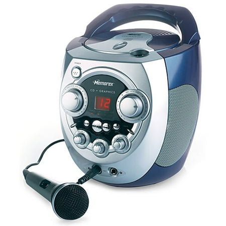 Memorex Portable Karaoke System With CD/CD+G