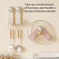 thumbnail image 3 of Hanging Pot Lid Holder,Wall Mount Suction Cup Pot Lid Holder,Pot and Pan Lid Holder,Pot Lid Organizer, Kitchen Countertop Storage Rack, Pots and Pans Organizer Under Cabinet, 3 of 8