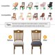 thumbnail image 4 of Banquet,Kitchen Chair Seat Cushion Protector Covers Set of for Dining Room, Stretch Removable Washable Dining Chair Seat Slipcovers for Home,（dark gray）, 4 of 4