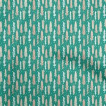 oneOone Georgette Viscose Sea Green Fabric Asian Forest Tree Fabric For Sewing Printed Craft Fabric By The Yard 42 Inch Wide