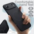 thumbnail image 3 of JETech Magnetic Silicone Case for iPhone 17 Air, Compatible with MagSafe, Silky Soft Touch, Shock Absorbing Phone Cover with Camera Lens Protection (Black), 3 of 6