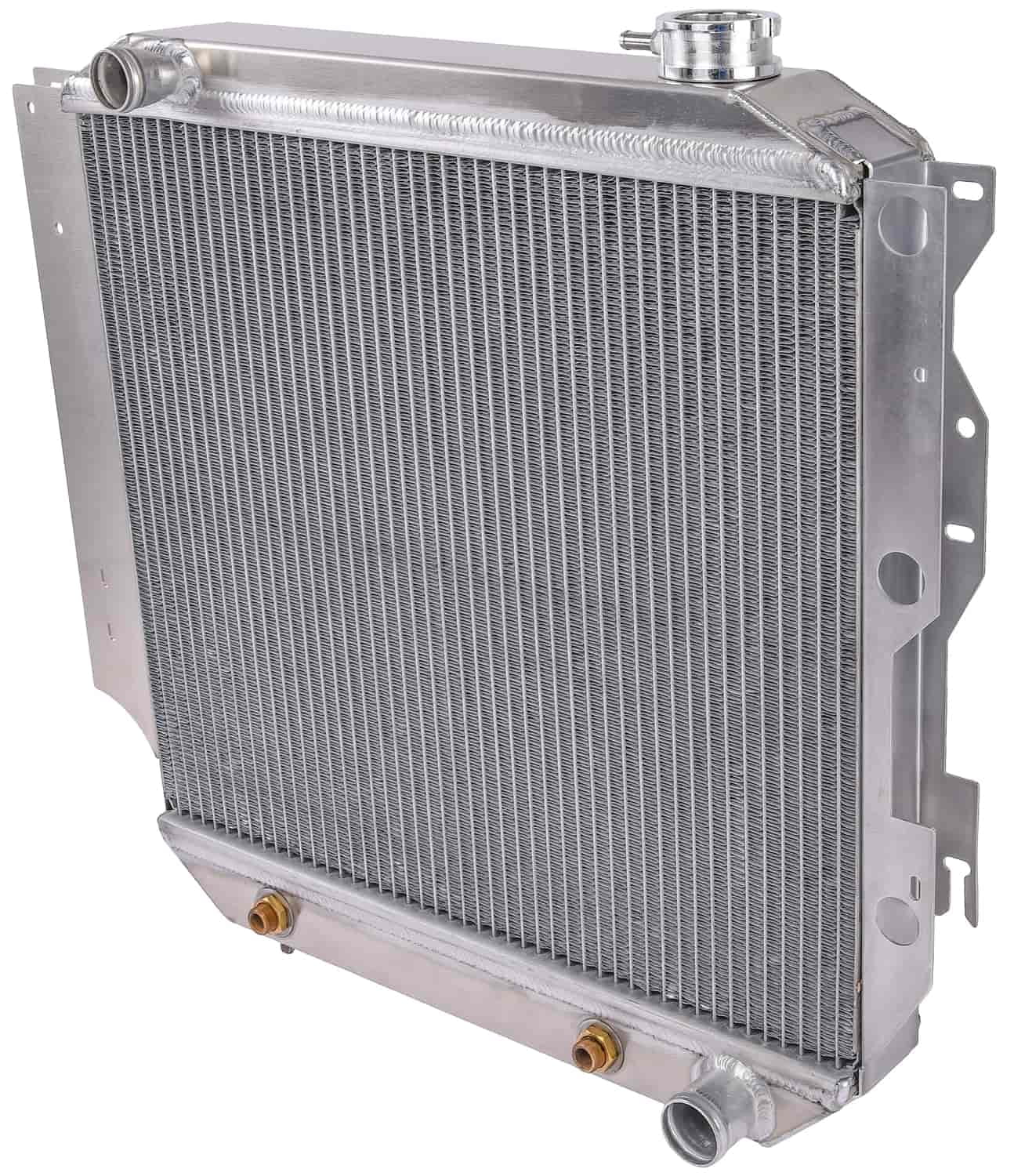 JEGS 51942 Ready Fit Aluminum Radiator 1987-2006 Jeep Wrangler (Down ...