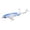 Fishing Lure D, variant on Topwater Bass Fishing Lures Kit with Rotating Floating Tail, Plopping Hard Baits for Freshwater Saltwater and Trout