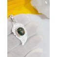 thumbnail image 2 of Jasper Pendant, Solid Sterling Silver, Ocean Jasper Pendant Necklace, Jasper Jewelry, Handmade Pendant, Bezel Pendant, Wedding Gift, For Her, 2 of 4