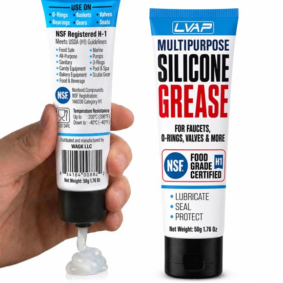 Grasa de silicona LVAP NSF H1 grado alimenticio 50 g en pasta