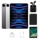 thumbnail image 1 of Reacondicionado Apple iPad Pro 11" (2022) A2759 (WiFi) 256GB Gris Espacial (Grado A) Paquete con Funda, Auriculares Inalámbricos, Protector de Pantalla de Vidrio Templado, 1 of 4