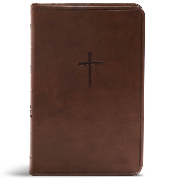 CSB Compact Bible, Value Edition, Brown Leathertouch, (Hardcover)