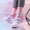 Pink, variant on Zecgelong Big Kids Mesh Sneakers Breathable Lightweight Outdoor Running Shoes for 12 Little Kids