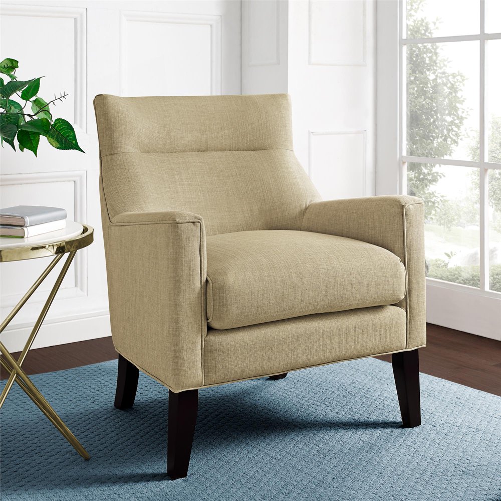 Dorel Asia Dorel Living Dori Accent Chair, Beige