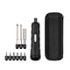 thumbnail image 1 of Kit de destornillador inalámbrico mini de 4,2 V con 8 puntas de tornillo ranuradas, 1 of 8