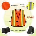 thumbnail image 2 of KAYGO Kids High Visibility Vests-5 Pack, Child Safety Vest Reflective with Hook and Loop,KGKID200, 2 of 5