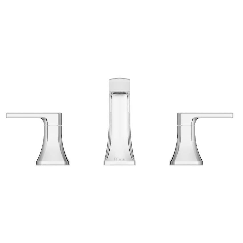 Pfister LF-049-PEC Penn 2-Handle 8" Widespread Bathroom Faucet w/ Push & Seal Drain (Polished Chrome)