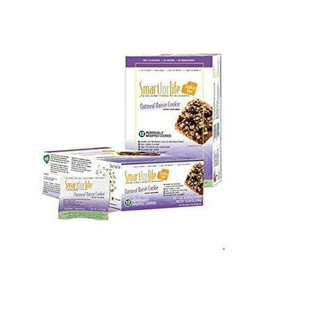 Smart for Life Cookie Diet Meal Replacements Oatmeal Raisin - 12