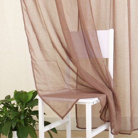 Valances Tulle Sheer Voile Drapes Curtains Panel 90 X 59 Inch