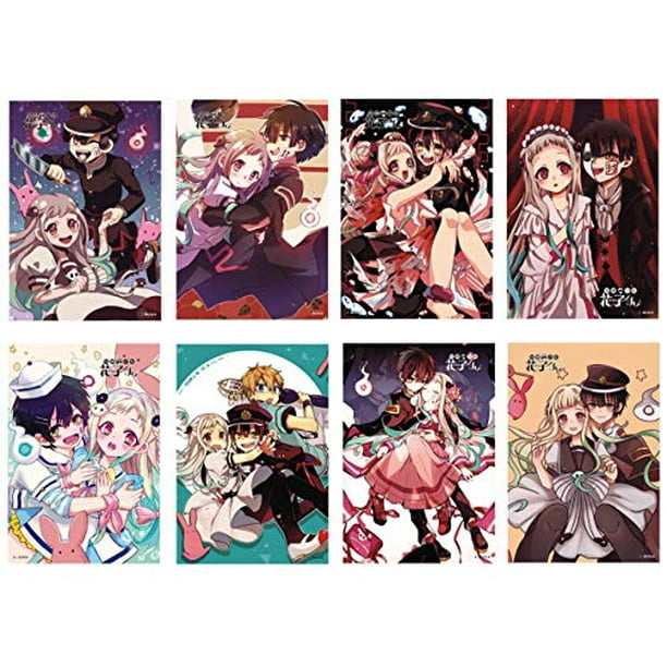 Toomilki Toilet Bound Hanako kun Posters Japanese Anime Poster Art Prints for Home Wall Decor, Set of 8 PCS, Toomilki Toilet Bound Hanako kun Posters Japanese Anime Poster Art Prints for Home Wall Decor, Set of 8 PCS,