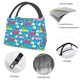 thumbnail image 4 of Easygdp Color Dachshund Dog Bolsa de Almuerzo Insulada Reutilizable, Bolsa de Mano y Bandolera para Oficina, Trabajo, Viajes, 4 of 6