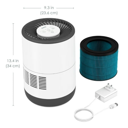 Pure Enrichment - MistAire Eva Mist-Free Evaporative .74 Gallon Humidifier - White