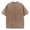372#Coffee, variant on Vintage Distressed Wash Mens Loose Fit T-Shirt Palm Tree Sunset Print Crew Neck Short Sleeve Beach Holiday Tops Hot Pink 5XL