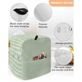 thumbnail image 3 of Sage Green Striped Stand Mixer Dust Cover with Storage Pocket & Handles, Modern Simple Farmhouse Beige Fits All Tilt Head & Bowl Lift Kitchen Appliance Cover Organizer Bag Accessories, 4.5-5 Quart, 3 of 6