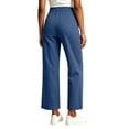 thumbnail image 6 of Guluxicc Women's Dress Pants Button Front Long Straight Leg Trousers Business Casual Wear for Summer Casual Outfits, 6 of 9