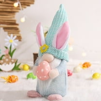 KCEHTA Easter Gnomes with Lights Spring Easter Bunny Gnomes Decorations for Home Office Decor