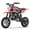 Red, variant on 39CC 4-Stroke Mini Dirt Bike, EPA Certified Gas Powered Off-Road Pit Bike with Dual Disc Brakes, Pull Start, Anti-Slip Offroad Tires, Max Speed 18MPH for Young Riders,BLACK